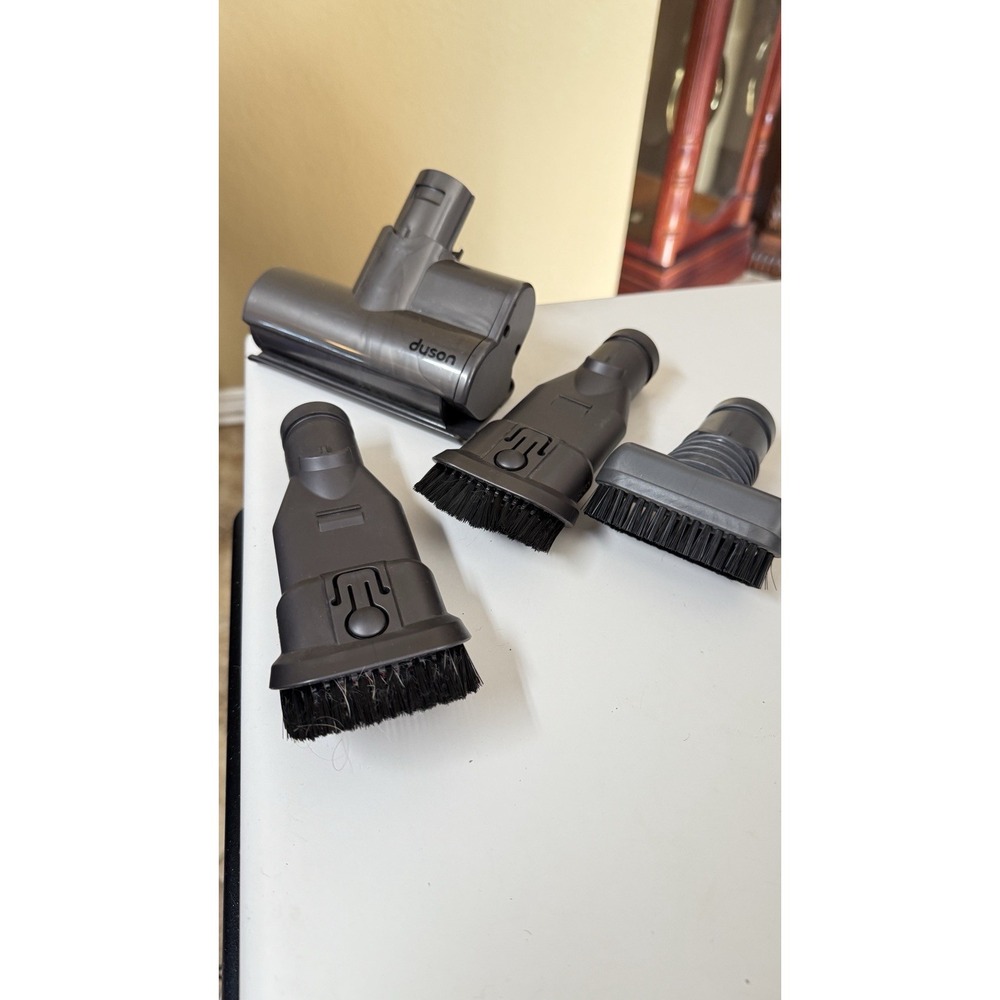 Genuine Dyson Vacuum Attachment Tool Lot 4 Mini Turbine Brush Dusting OEM